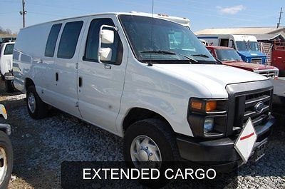 Ford : E-Series Van Commercial 2010 commercial used 5.4 l v 8 extended cargo service utility 1 ton e track fleet