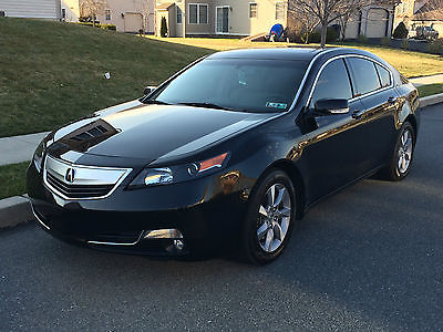 Acura : TL Base Sedan 4-Door 2012 acura tl black tan w technology package excellent condition