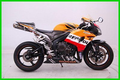 Honda : Other 2008 honda cbr 600 rr yellow red white repsol sportsbike stock p 12931