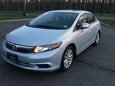 Honda : Civic EX-L Sedan 4-Door 2012 honda civic ex l sedan loaded leather heated seats navigation