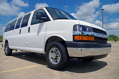 Chevrolet : Express 3500 Extended 2014 chevrolet express 3500 ltextended passenger rear air conditioning 6.0 l v 8
