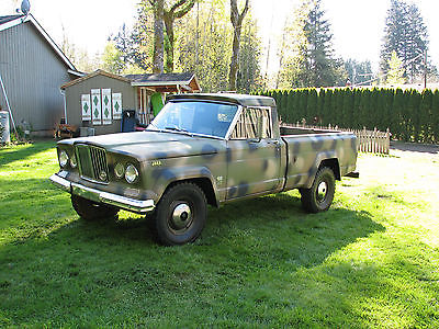 Jeep : Other J-200 Gladiator 4x4 Rare Custom Cab Trim Package 1966 jeep j 200 gladiator 4 x 4 custom cab pickup 230 tornado ohc 6 3 speed rare