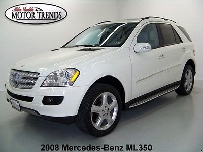 Mercedes-Benz : M-Class LUXURY SUV 4MATIC LEATHER/SUEDE 2008 mercedes benz ml 350 4 matic awd navigation rearcam sunroof leather suede 30 k