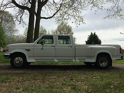 Ford : F-350 XLT Leather Ford F350 Crew Cab Automatic Leather 1996 Dually