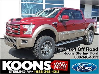 Ford : F-150 SuperCrew 4x4 Lariat FTX Off-Road Custom Tuscany FTX Custom~Premium Everthing~Navigation~Moonroof~Loaded to the MAX!