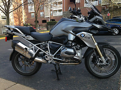 BMW : R-Series 2013 bmw r 1200 gs water cooled dual sport motorcycle thunder grey warranty