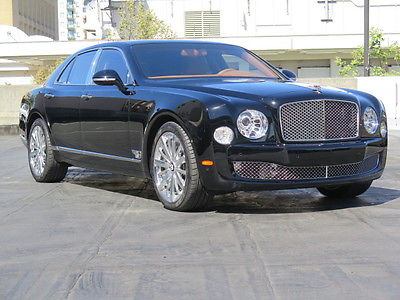 Bentley : Mulsanne in Beluga with only 686 miles! 2014 bentley mulsanne beluga saddle low miles perfect condition