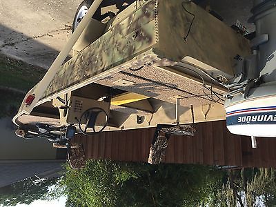 1983 MIRRORCRAFT 16 FT ALUMINUM CAMO FISHING BOAT PICK UP WINTER HAVEN, FL