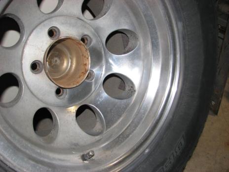 4 Mickey Thompson Wheels w/ tires, 1