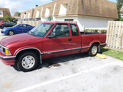 Chevrolet : S-10 LS 1996 chevrolet s 10 extended cab short bed 4.3 v 6 automatic