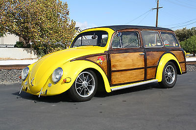 Volkswagen : Beetle - Classic Woody 1956 vw custom woody wagon volkswagen beetle bug one of a kind