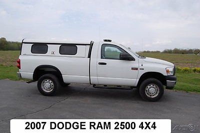 Dodge : Ram 2500 ST 2007 st used 5.7 l v 8 hemi 4 wd pickup truck 4 x 4 utility service campershell