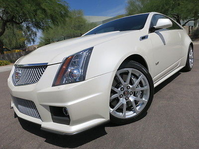 Cadillac : CTS V CTS-V Coupe Low Miles Recaro Seats Sunroof Navi Supercharged 556hp Mint Car WOW  2012 2014