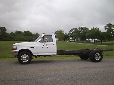Ford : F-450 XL 1997 ford f 450 cab and chassis 7.3 diesel new jasper transmission very nice