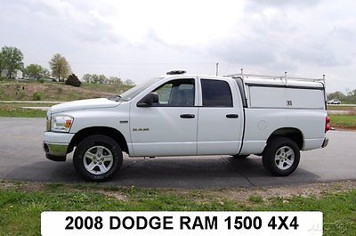 Dodge : Ram 1500 SLT 2008 dodge ram 1500 4 x 4 5.7 l hemi 4 wd pickup truck are utility campershell v 8