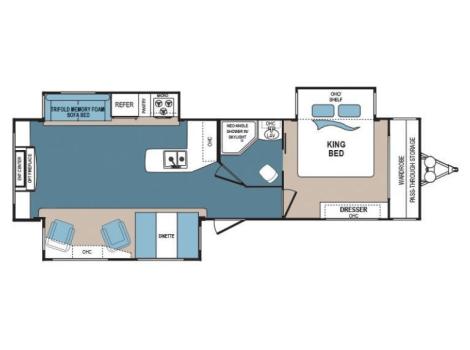 2015 Dutchmen Denali 287RE Rear Entertainment Triple S