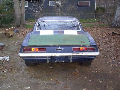 Chevrolet : Camaro standard 69 camaro nice project runs drives most of the mechanical stuff done