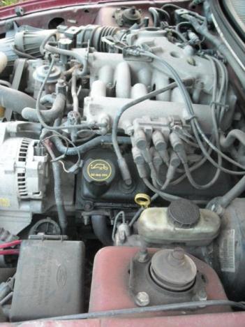2002 FORD MUSTANG 3.8L V6 OHV ENGINE, 1