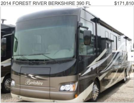 Brand New 2014 Forest River Berkshire model 390FL