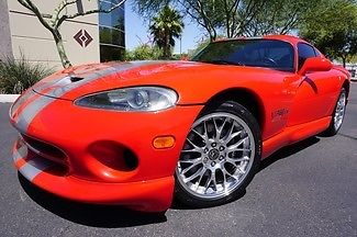Dodge : Viper 99 GTS ACR Coupe Clean CarFax Viper Red / Silver Stripes like 1996 1997 1998 1999 2000 2001 2002