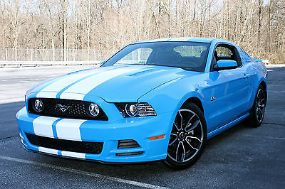 Ford : Mustang GT Premium 2014 mustang gt premium grabber blue navigation comfort 3.73 rr only 1537 miles