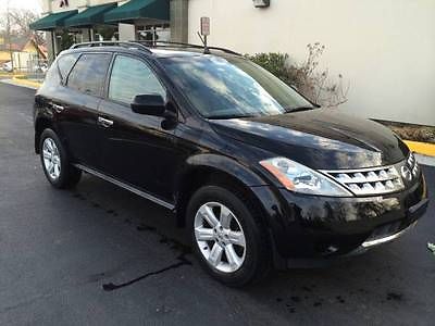 Nissan : Murano S 2006 nissan murano s awd black on black 118 000 miles with rear dvd player