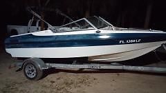 1997 Blue Water Boat Falcon 18' with Trailer