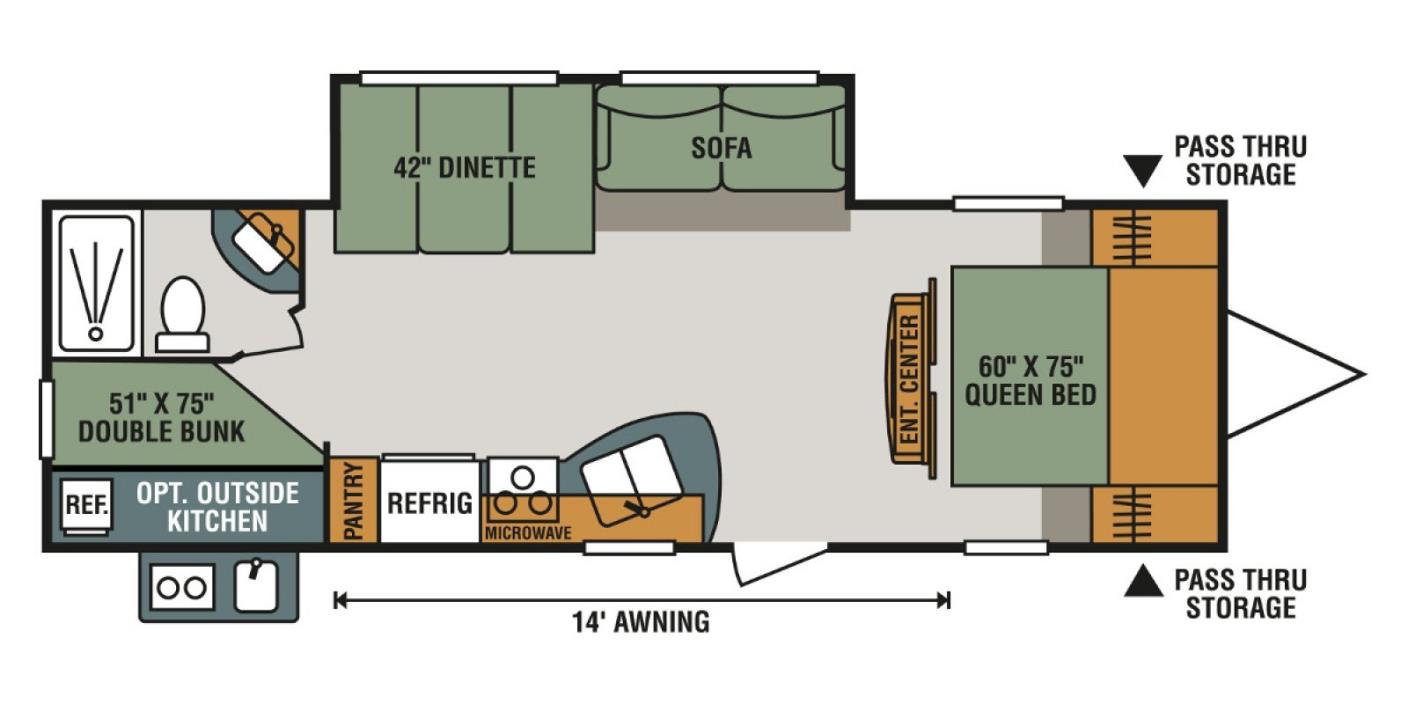 2018 Kz-Rv KZ Sportsmen LE 271BHLE