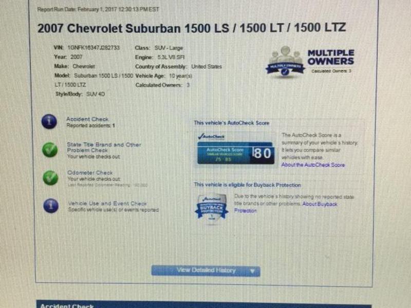 2007 Chevrolet Suburban LS 1500