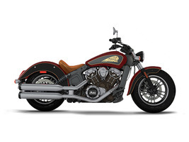 2017 Indian Scout ABS Indian Motorcycle Red Over Thunder Black
