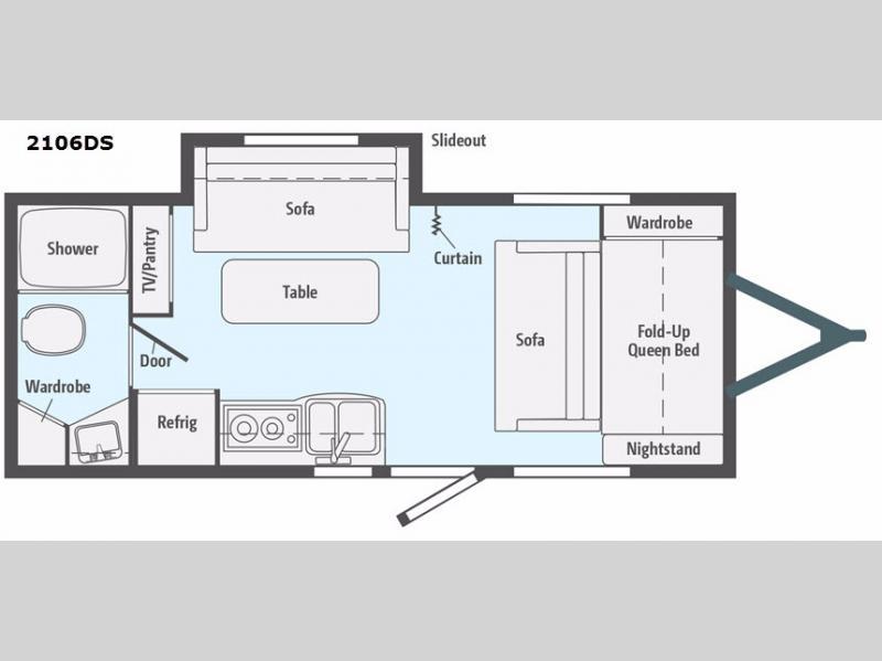 2018 Winnebago Industries Towables Micro Minnie 2106DS