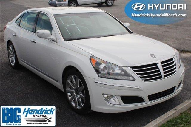 2013 Hyundai Equus White Cars for sale