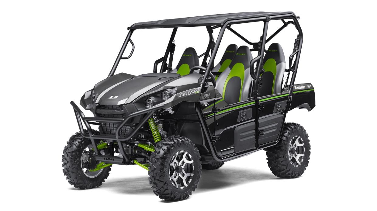 2016 Kawasaki Teryx4 Le Metallic Flat Raw Graystone