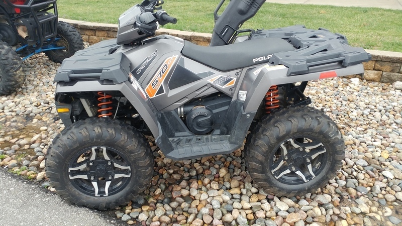 2015 Polaris Sportsman 570 SP EPS Titanium Matte Metallic