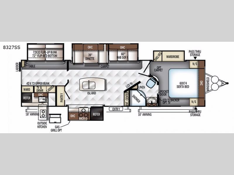 2018 Forest River Rv Rockwood Signature Ultra Lite 8327SS