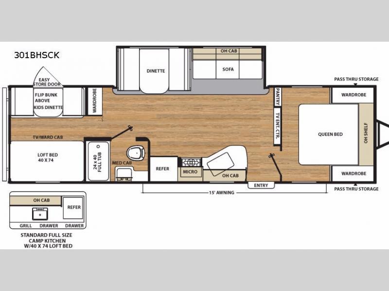 2018 Coachmen Rv Catalina SBX 301BHSCK