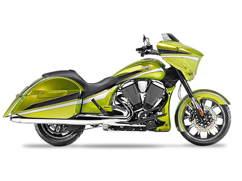 2015 Victory Motorcycles Magnum Plasma Lime with Silver