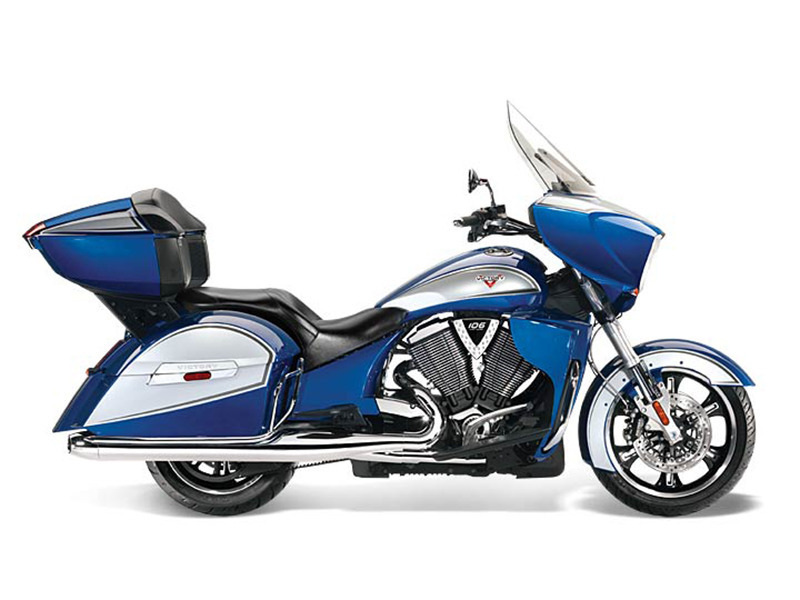 2014 Victory Motorcycles Cross Country Tour Two-Tone Sonic Blue & Silver