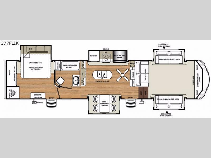 2017 Forest River Rv Sandpiper 377FLIK