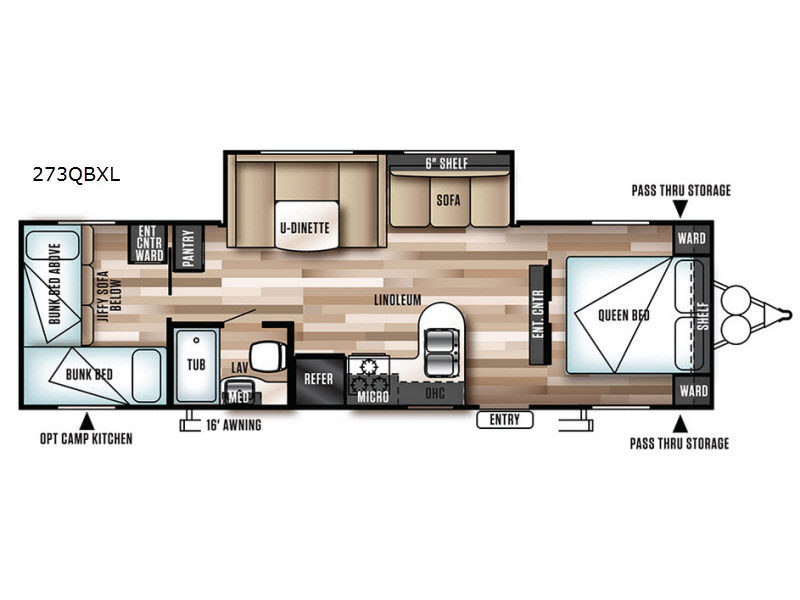 2018 Forest River Rv Wildwood X-Lite 273QBXL