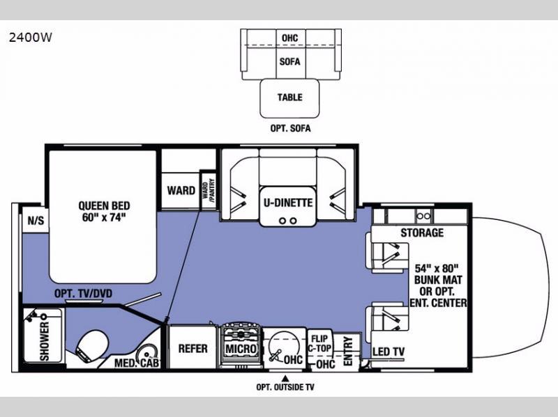 2018 Forest River Rv Sunseeker MBS 2400W