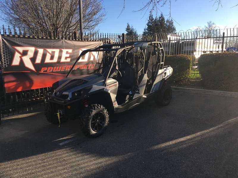 2017 Can-Am Commander MAX XT 1000 Brushed Aluminum