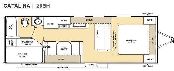 2010 Coachmen Rv Catalina 26BH