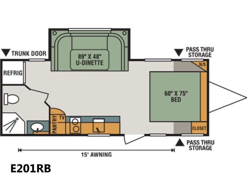 2017 Kz Rv Escape  E201RB