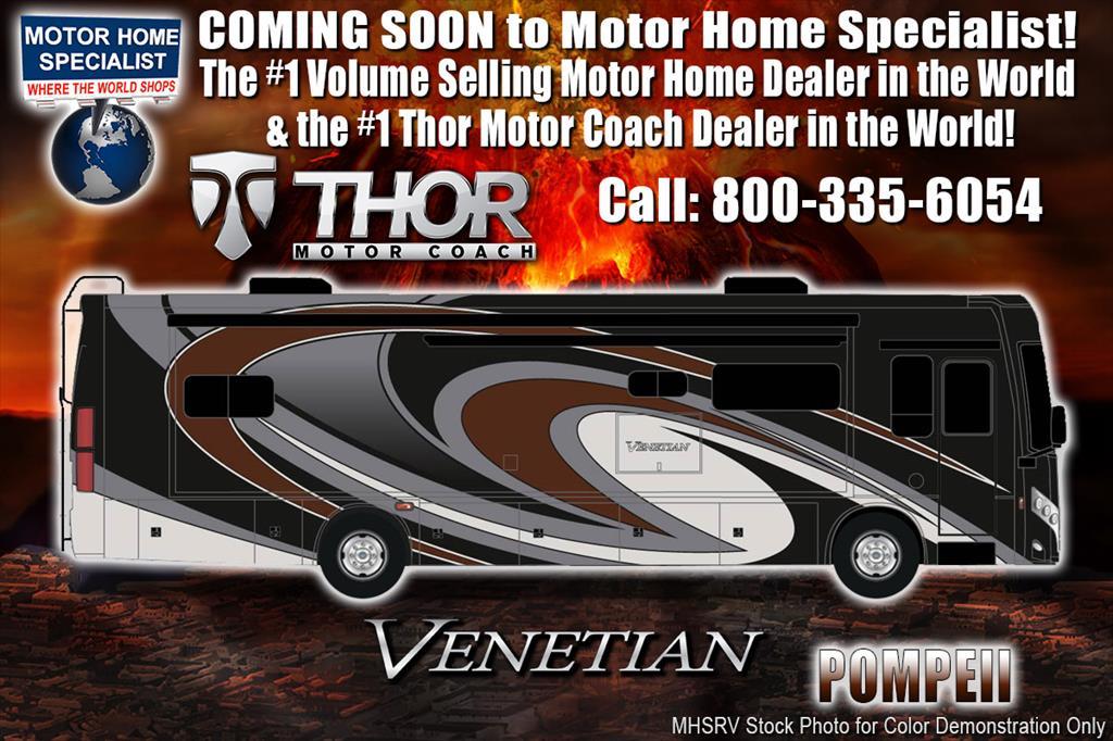 2018 Thor Motor Coach Venetian G36 Luxury Diesel RV for Sale W/King Bed
