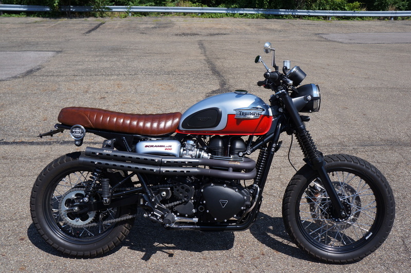 2014 Triumph Scrambler Two-Tone