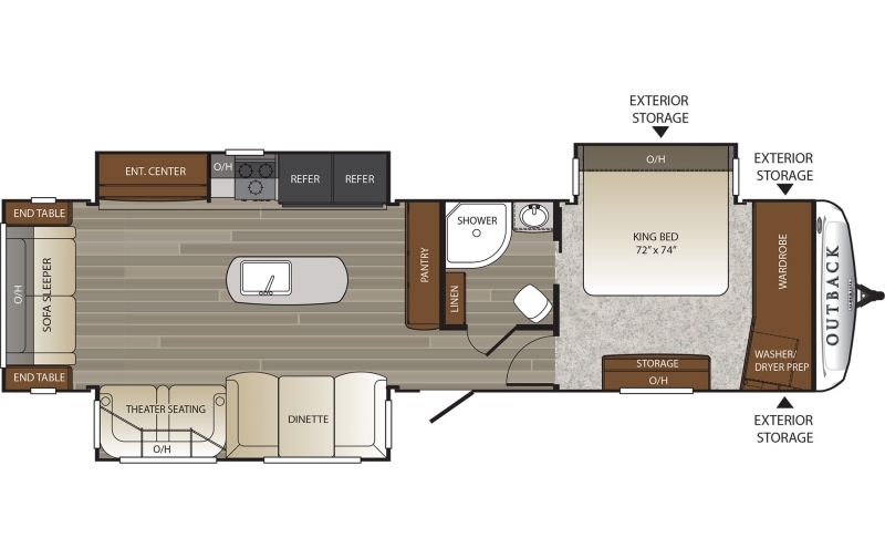 2017 Keystone OUTBACK 328rl