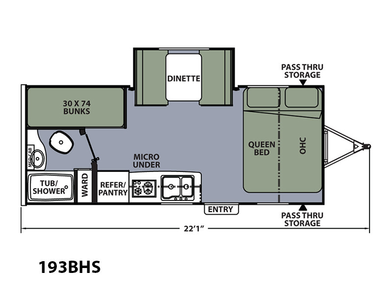 2017 Coachmen Apex Nano 193BHS