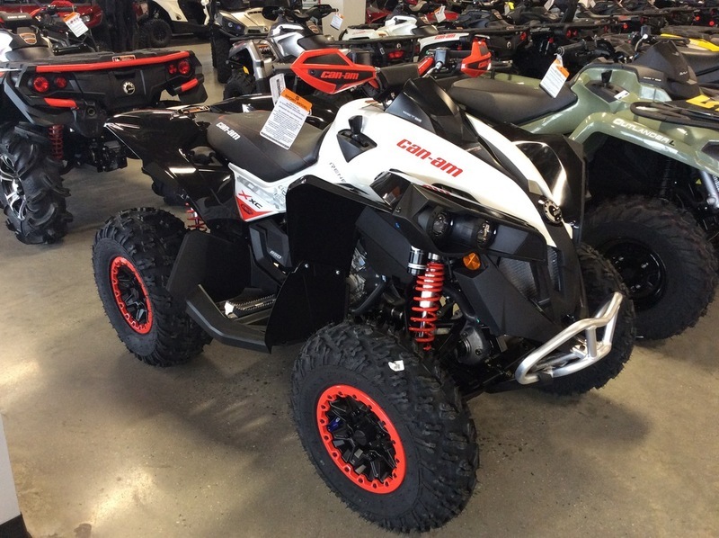 2017 Can-Am Renegade X xc 1000R Black, White & Can-Am Red