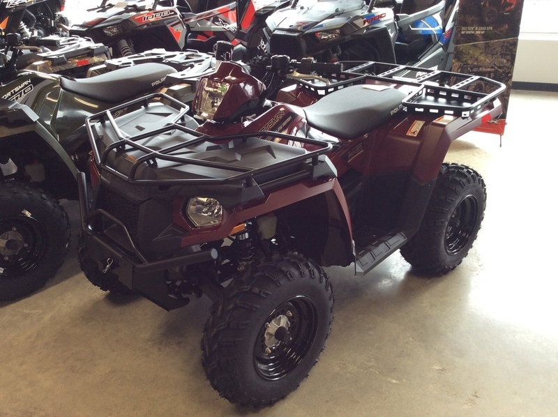 2017 Polaris Sportsman 450 H.O. Utility Edition Maroon Metallic